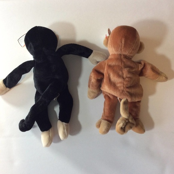 MONKEYS!! Ty Beanie Babies VINTAGE RETIRED NWT - Picture 2 of 8